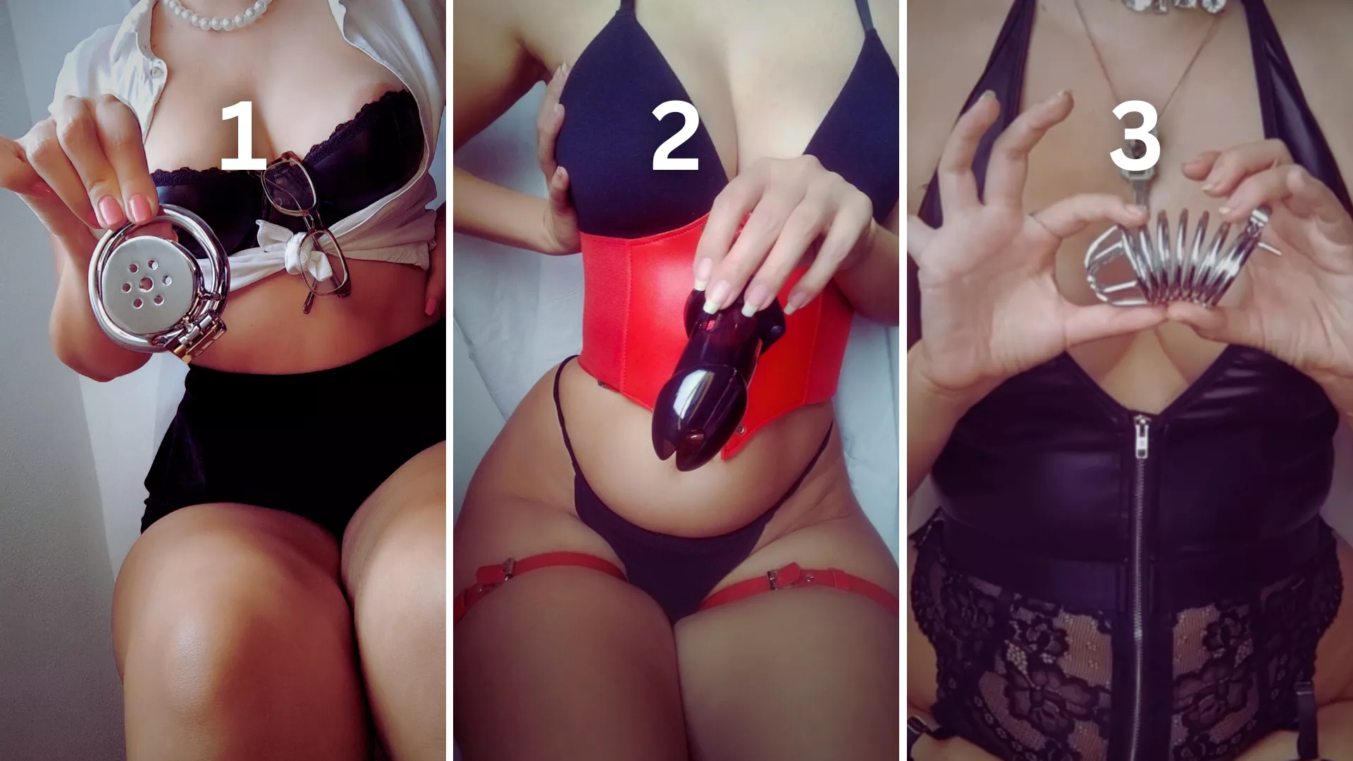 Which one are you using to lock that cock ? posted by MissKaylha