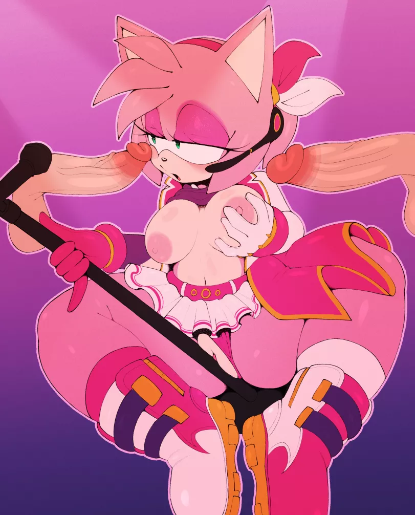 Amy getting ready to help out her fans~  posted by Ok_Tradition1213