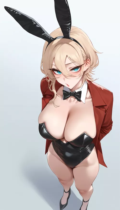 Blonde Bunny Girl  by CheetahSperm18