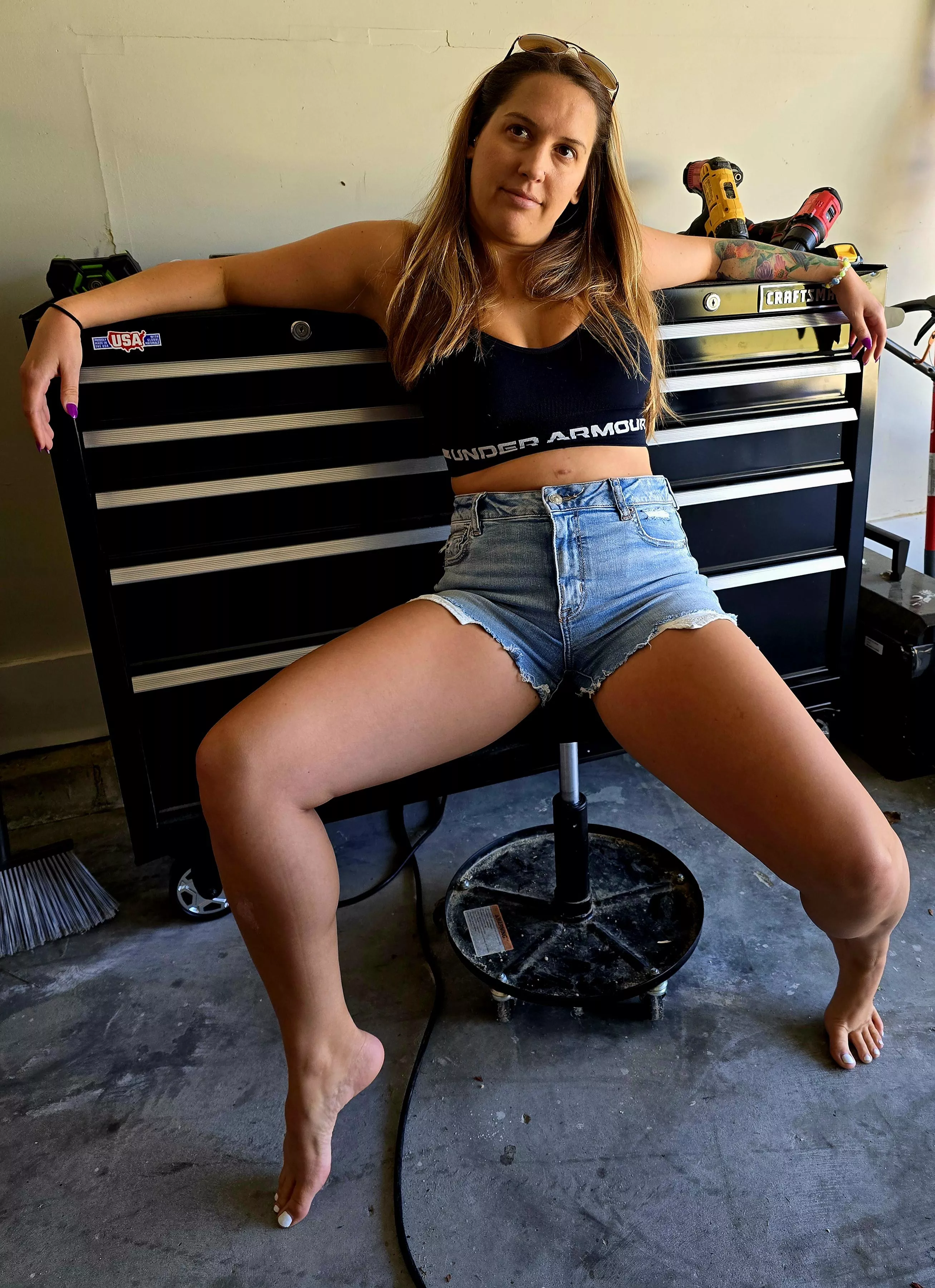 Could you tell by looking at me that the night before this picture I had 8 guys using all 3 of my holes posted by GirlsLoveToast22