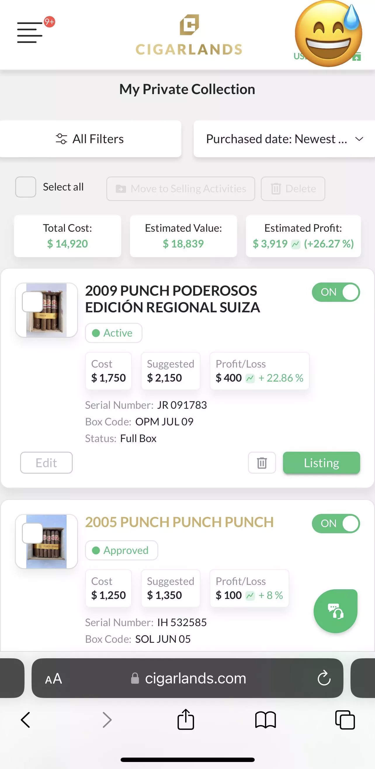 Has anyone tried the Cigarlands Private Collection? posted by FewGas79