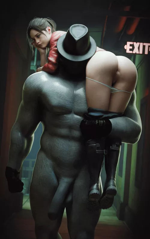 I love the smug, “whatever” look on Claire’s face [Resident Evil] (Fugtrup)  by ameliesToy