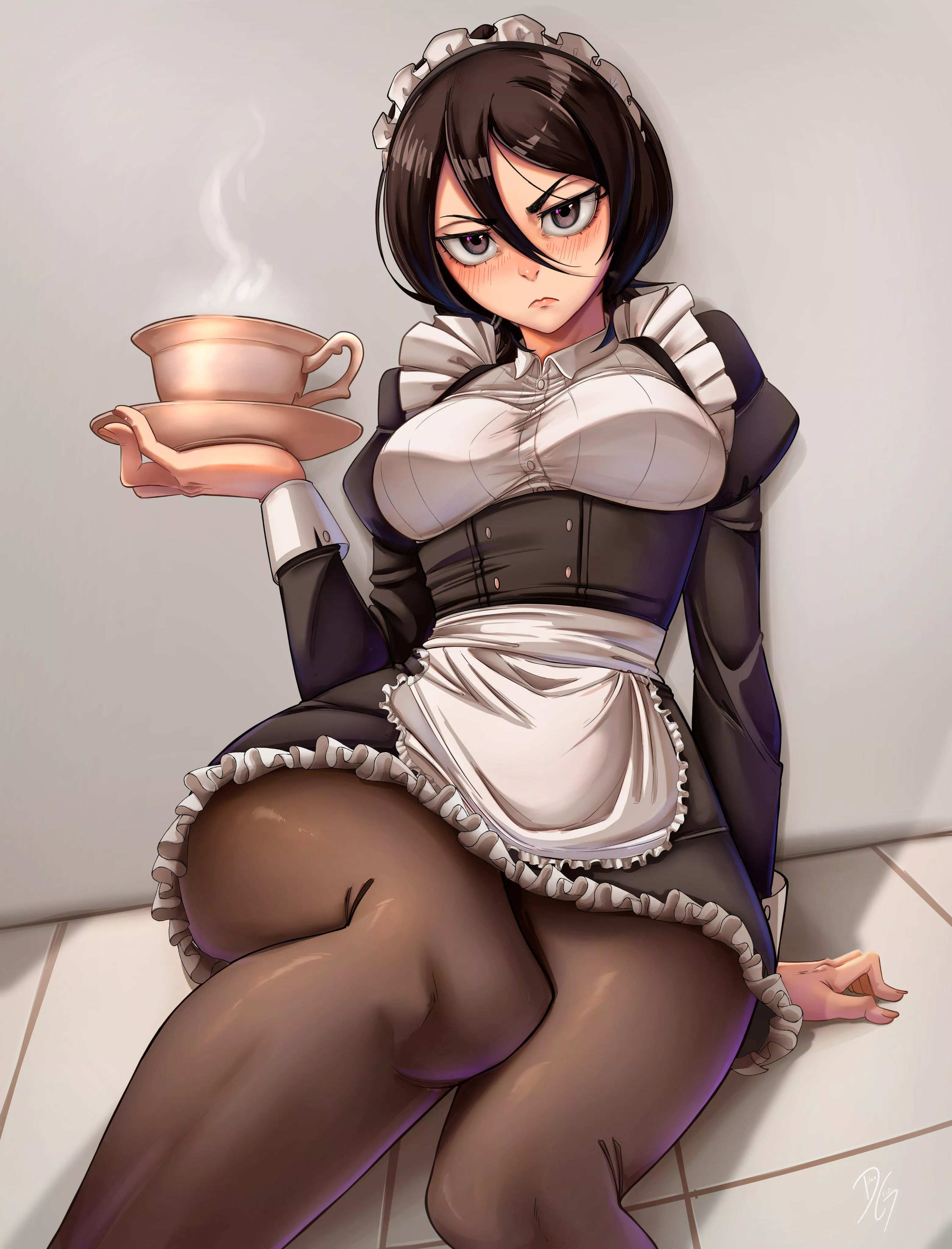 Maid Rukia [Bleach] posted by A_MASSIVE_PERVERT