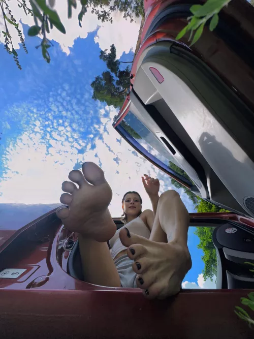 my feet are resting in nature by PurpleRainnss