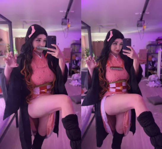 Nezuko from Demon Slayer by me Graciewaifux <3 by graciewaifux