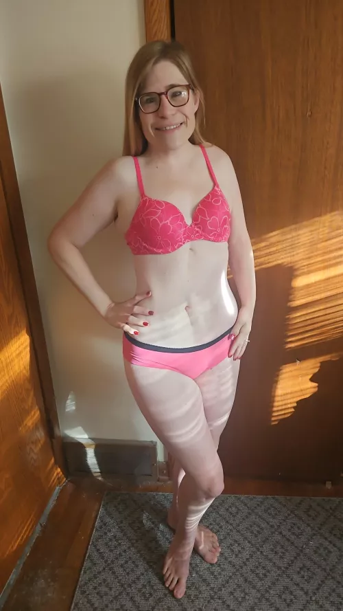 Pink with black trim :) by ResponsibilityNo6843