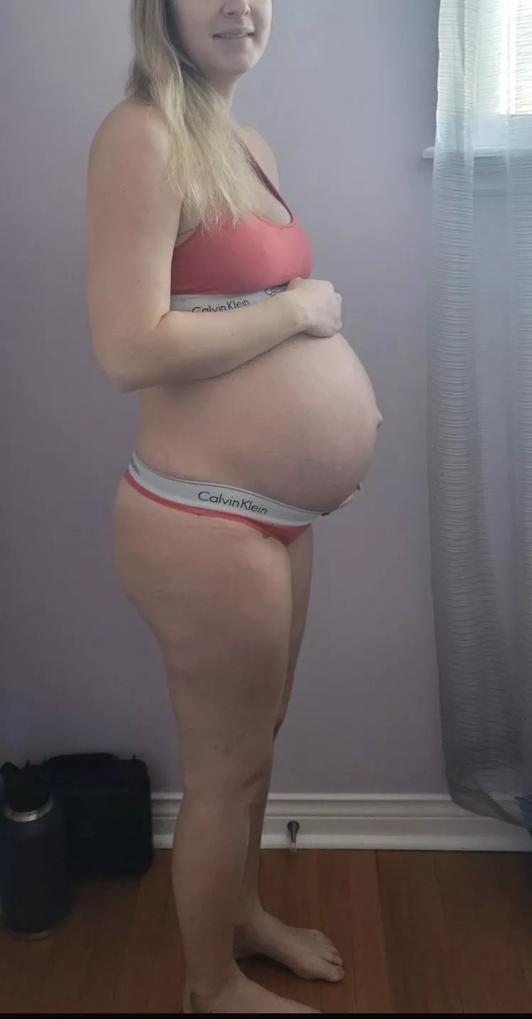 Pregnant in my Calvin's! posted by Mrandmrssmith24