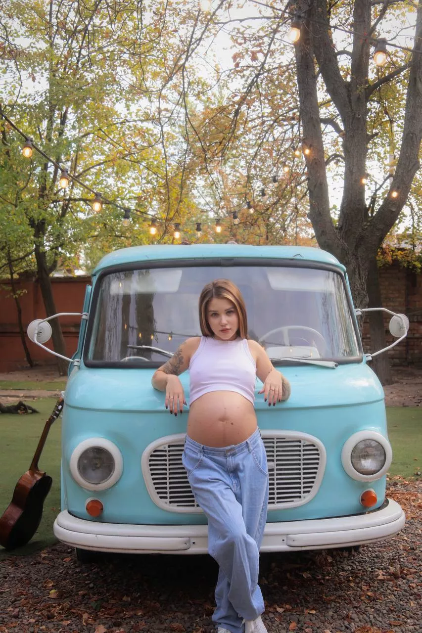 Pregnant mommy on a walk  posted by MargaretHahn_