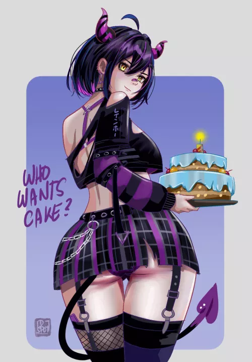 [Rainhoe] Who wants cake? (Dspot) by spamerino111