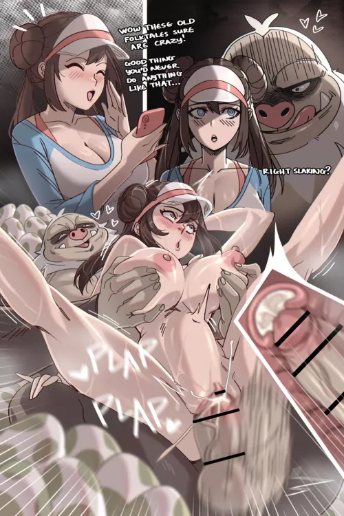 Rosa Slaking (ratbawz) [Pokemon] by A_MASSIVE_PERVERT