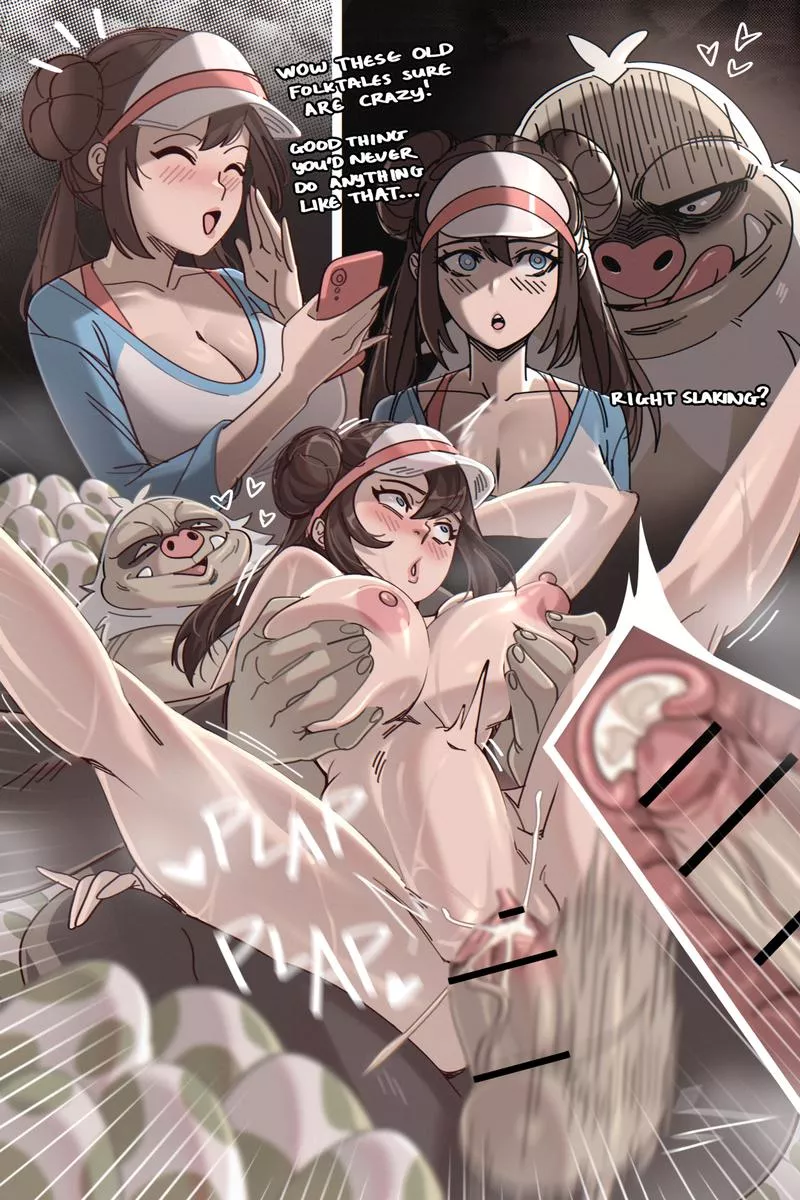 Rosa Slaking (ratbawz) [Pokemon] posted by A_MASSIVE_PERVERT