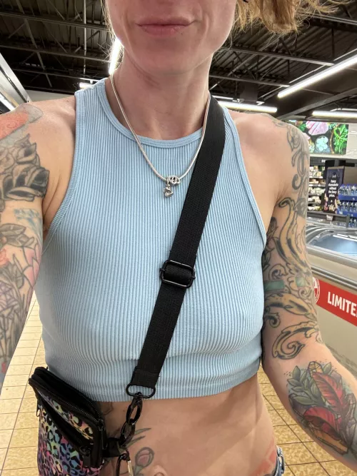 Shopping at Aldi today. Hi.  by that_Libra