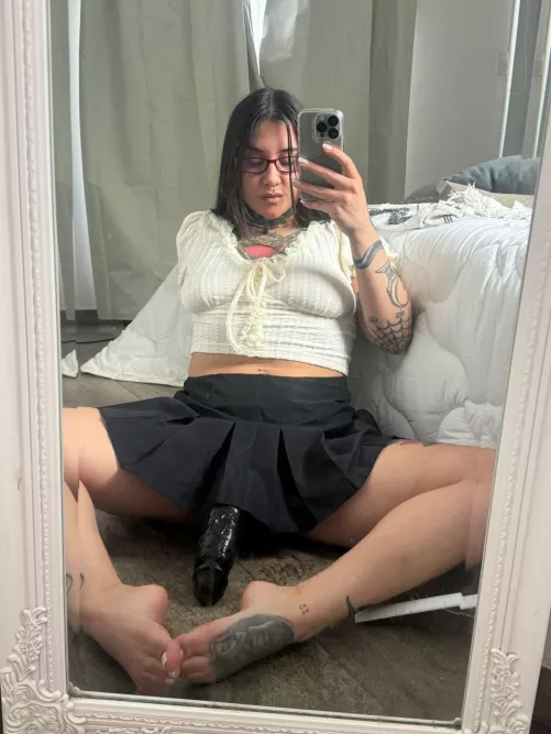 Sorry my cock doesn't fit in my panties can we put it in your throat? by South-Ad2227