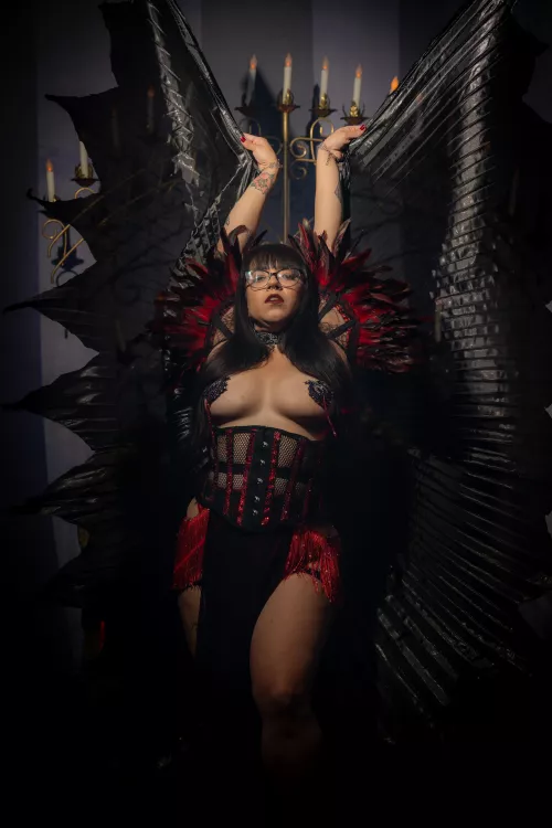 Thank you to everyone who helped me with the batwings! by Corpgothbae