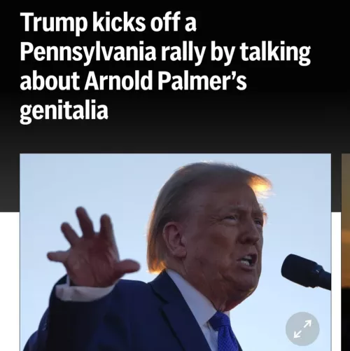 Trump kicks off rally by rocking by Kmactothemac