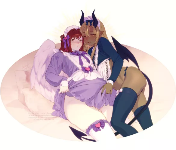  Vivid And Liri Angel And Devil (roarke) [Original] by Seaquences