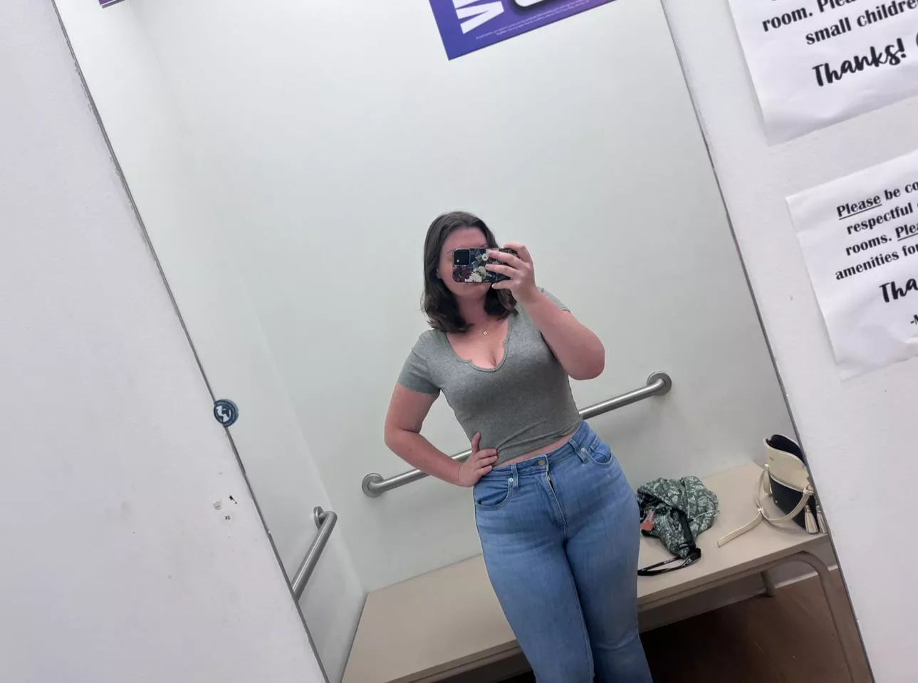 What articles of clothing would you want me to try on for you? 😆 posted by BrownEyedLover1776