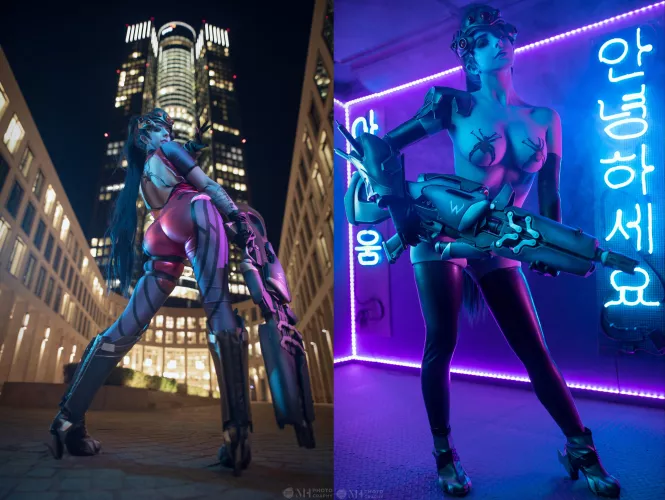 Widowmaker (Overwatch) by Mikomi Hokina  by gabanviii