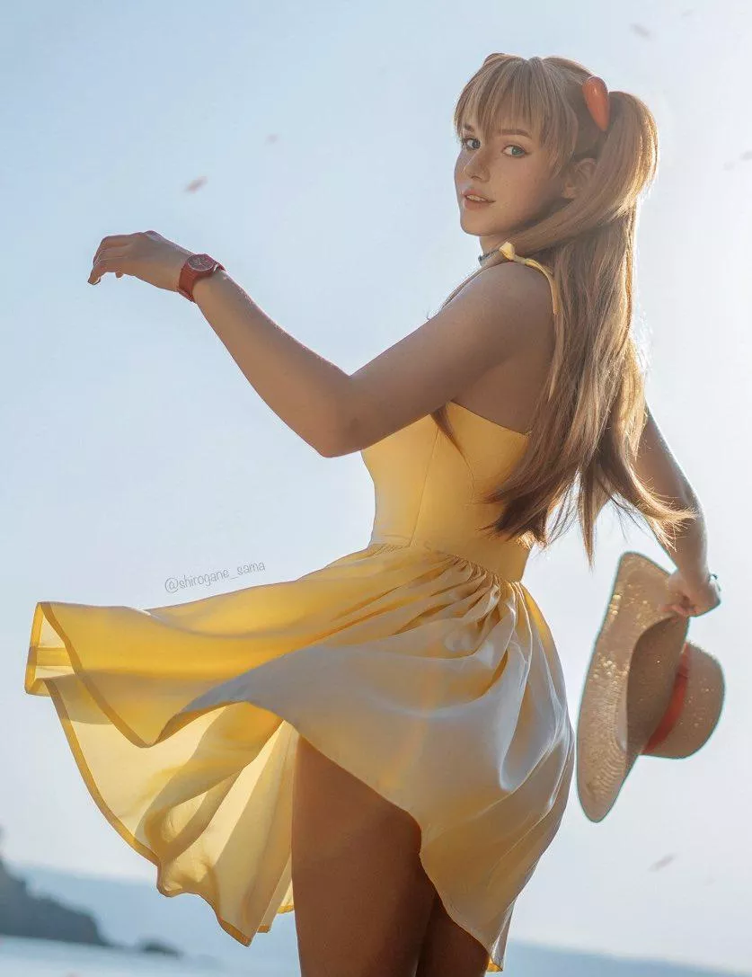 Asuka Langley sundress by Shirogane-sama posted by _trapd00r_