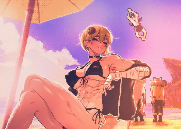 Bell at the beach (SpoiledMuffin) [Original] by Throwawheylmao