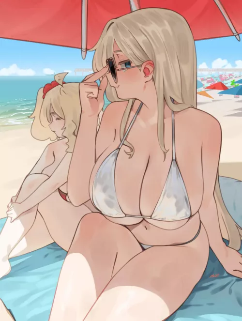 [F4M] - Your shy little girlfriend is always hesitant to be affectionate with you. Her Mom not so much… by FloralUniversal