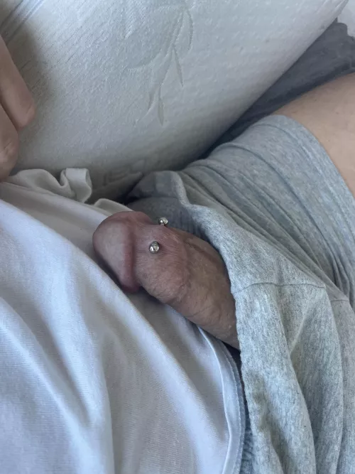 First piercing. Loving it, but still healing. by GlassConcreteWood