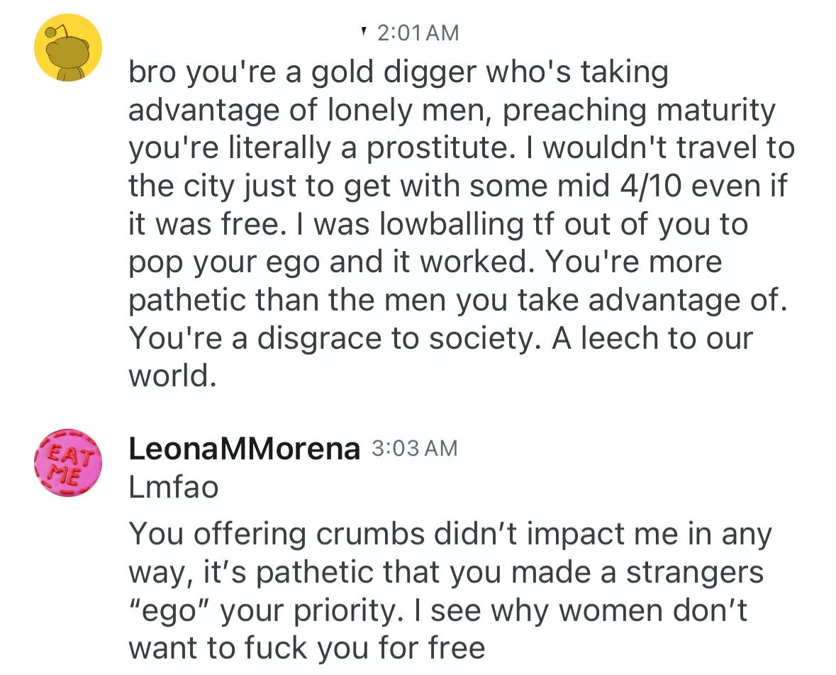 I didn’t even read all that at first, gold digger is a compliment I’ll accept 🤣 posted by LeonaMMorena