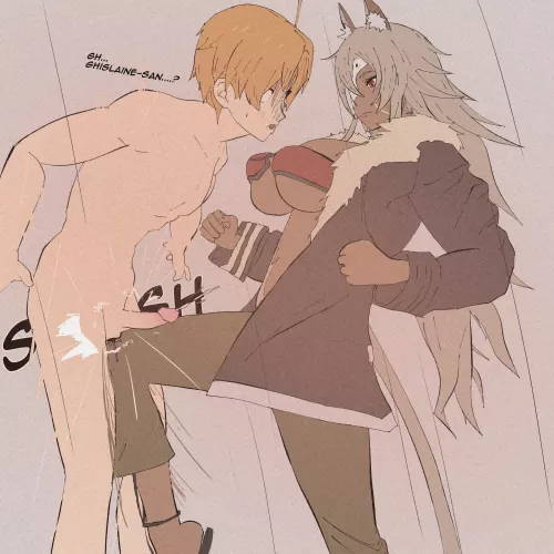 i-i thought we were training?! by Think-Big8081