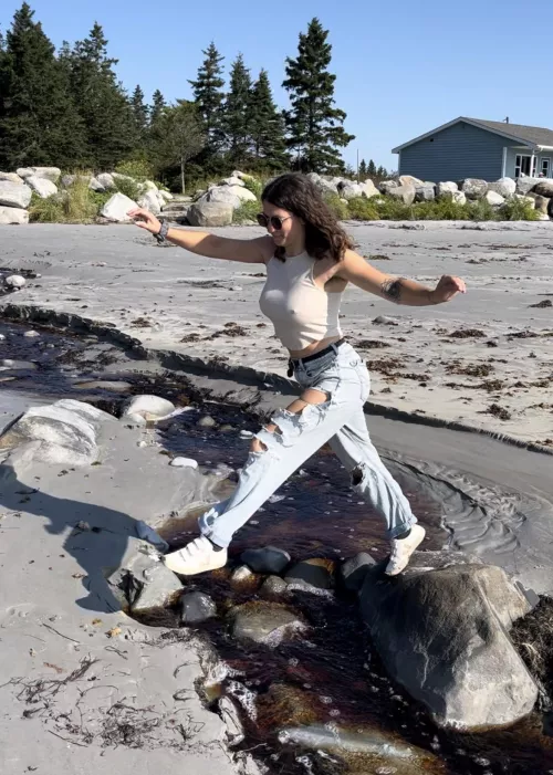 Just a casual river crossing  by maplesyrup_girl