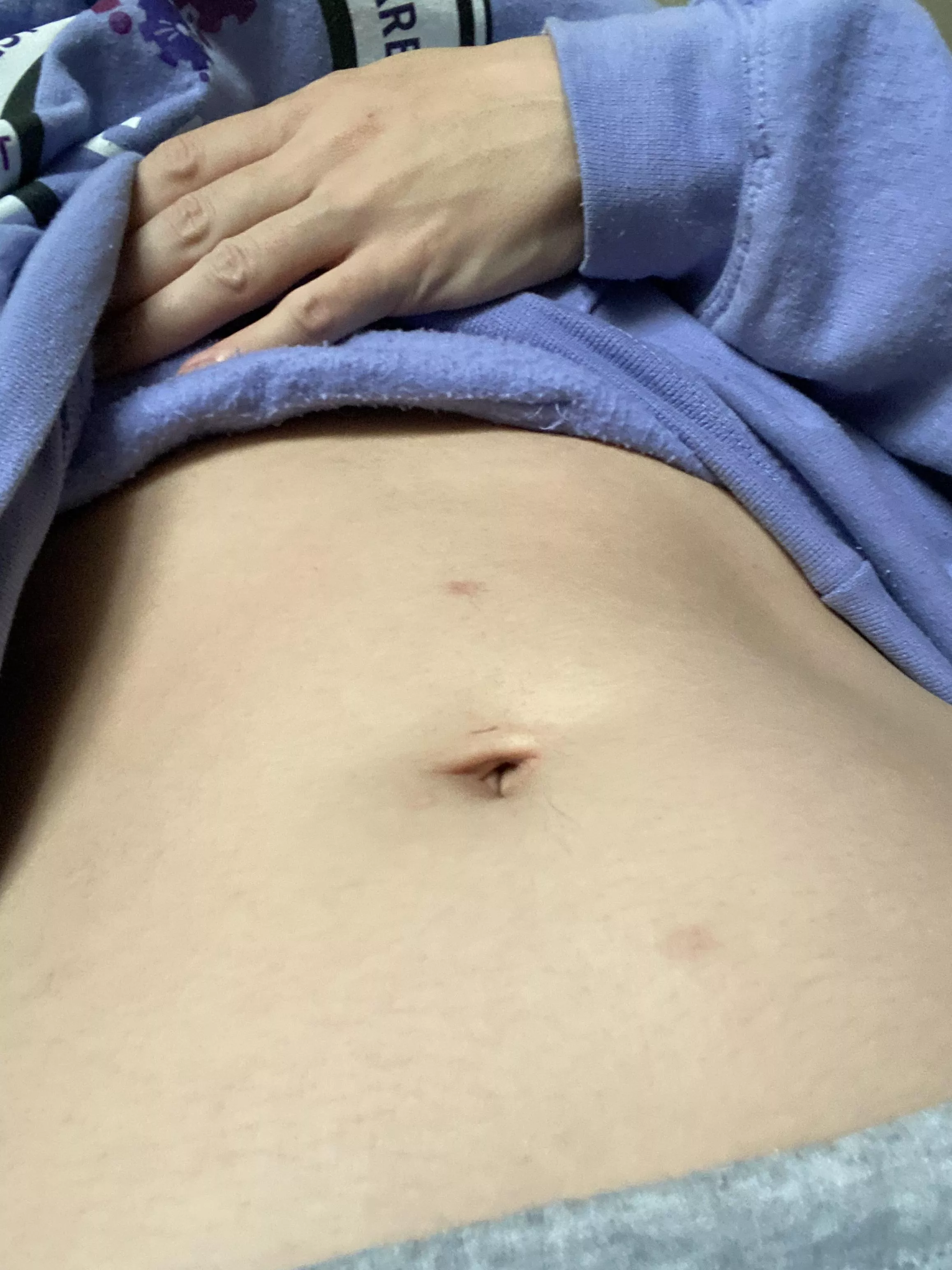 Lifting my sweater for you  posted by SensualJenCanada