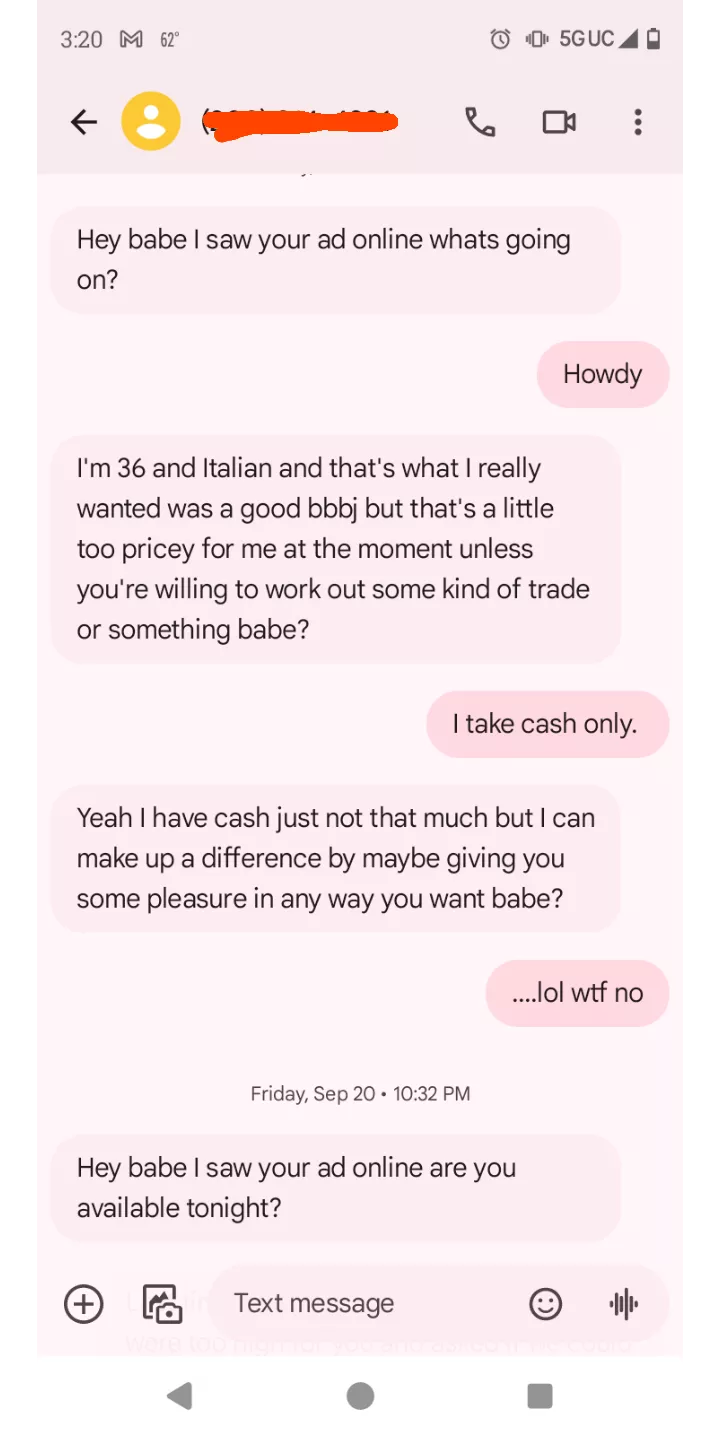 THIS is why I don't delete texts posted by Bamlowmom