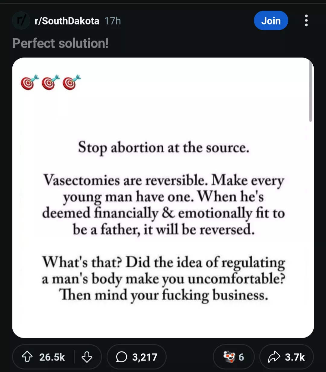 What's that? Did the idea of regulating a man's cock into your ass make you uncomfortable? posted by xysmi