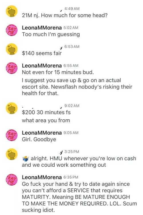 “Whenever I’m low on cash” I literally get that from people who expect nothing. I will never not love findom.  by LeonaMMorena