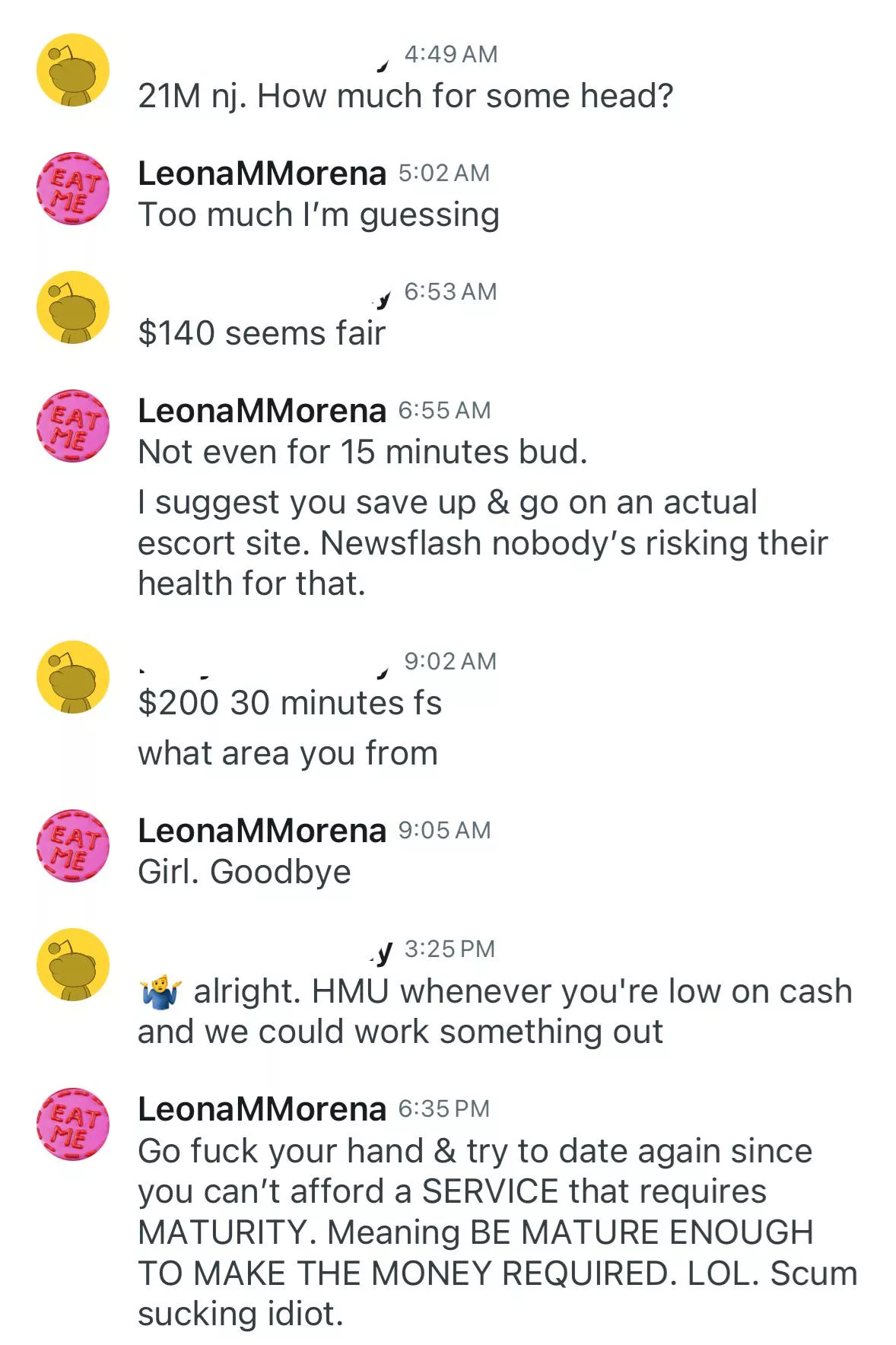“Whenever I’m low on cash” I literally get that from people who expect nothing. I will never not love findom.  posted by LeonaMMorena
