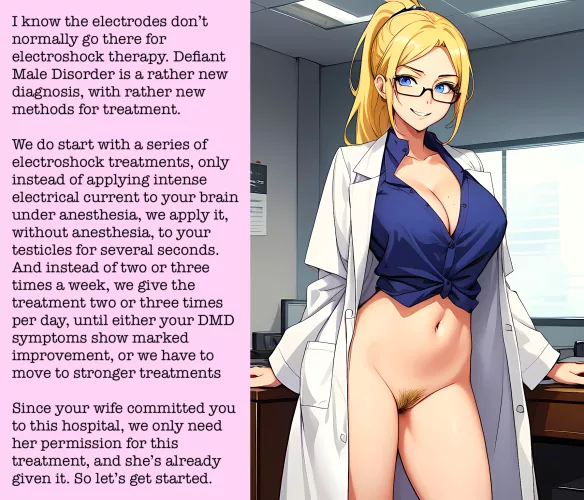 A new kind of shock therapy [AI Image] by MasticatrixPenalty