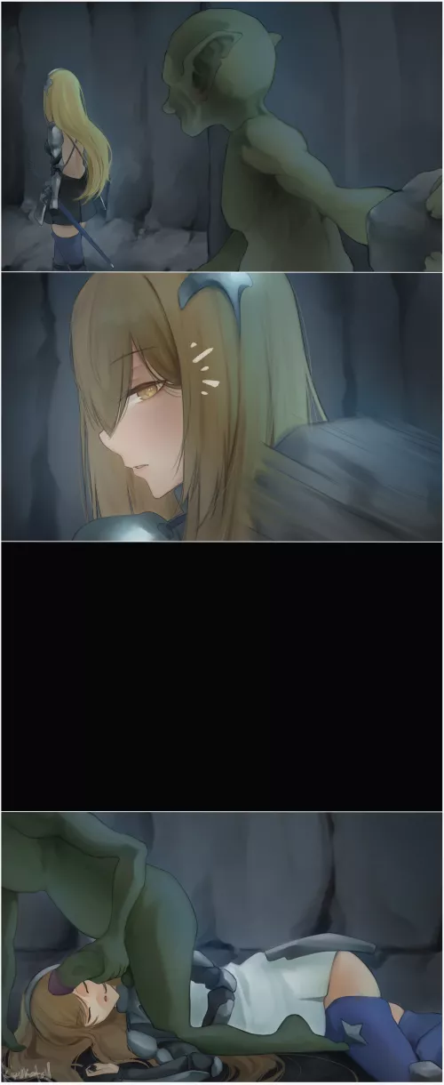 Ais on a dungeon (art by me, open for digital art commision) by Comms_Ivan