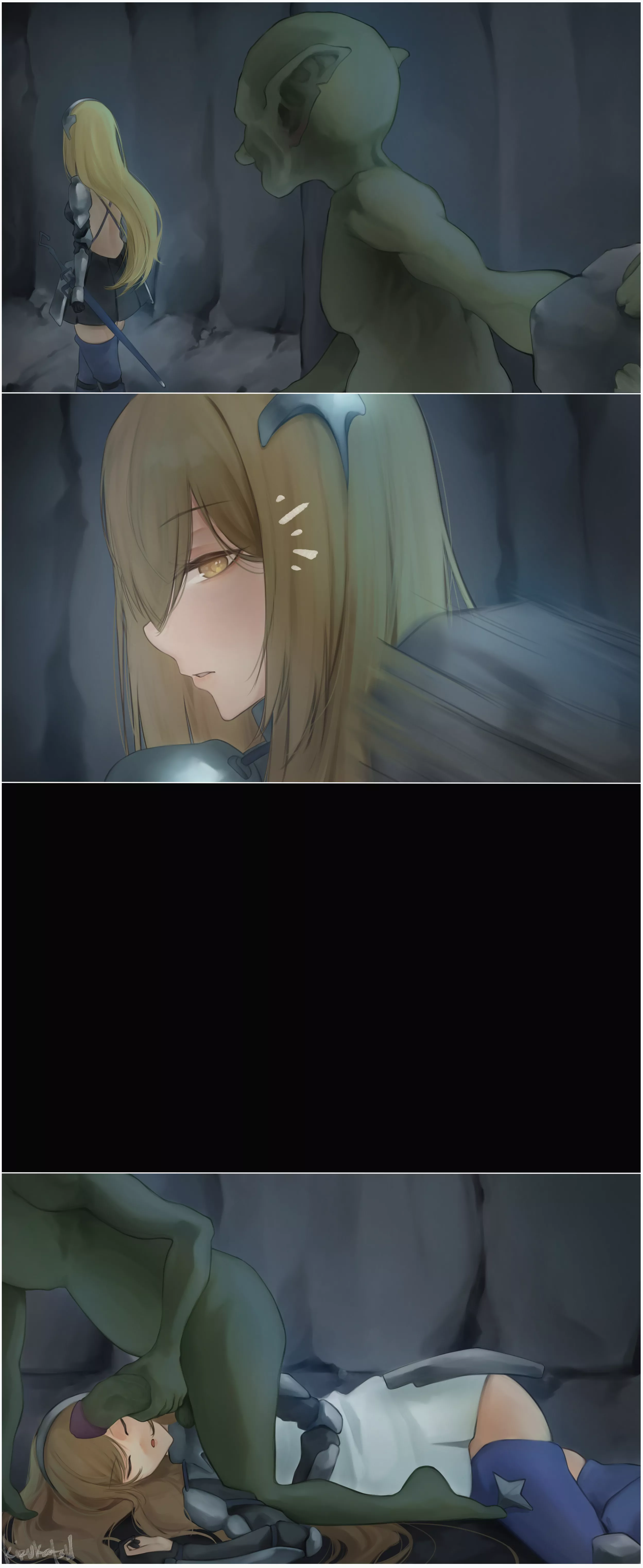 Ais on a dungeon (art by me, open for digital art commision) posted by Comms_Ivan