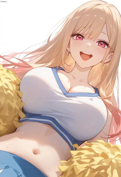 Cheerleader Marin Kitagawa  by CheetahSperm18