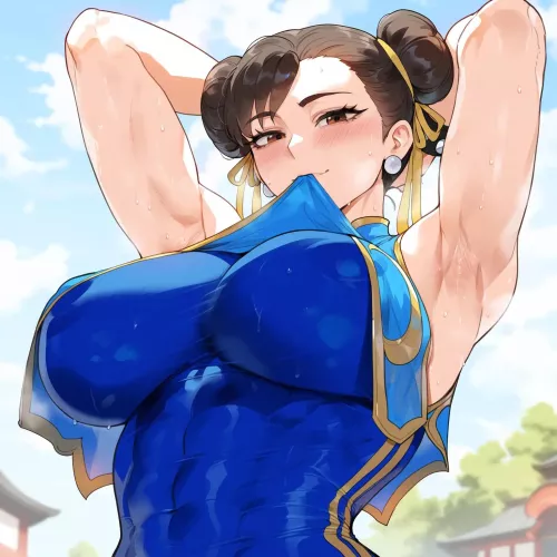 Chun li sweaty by UseSouthern9784
