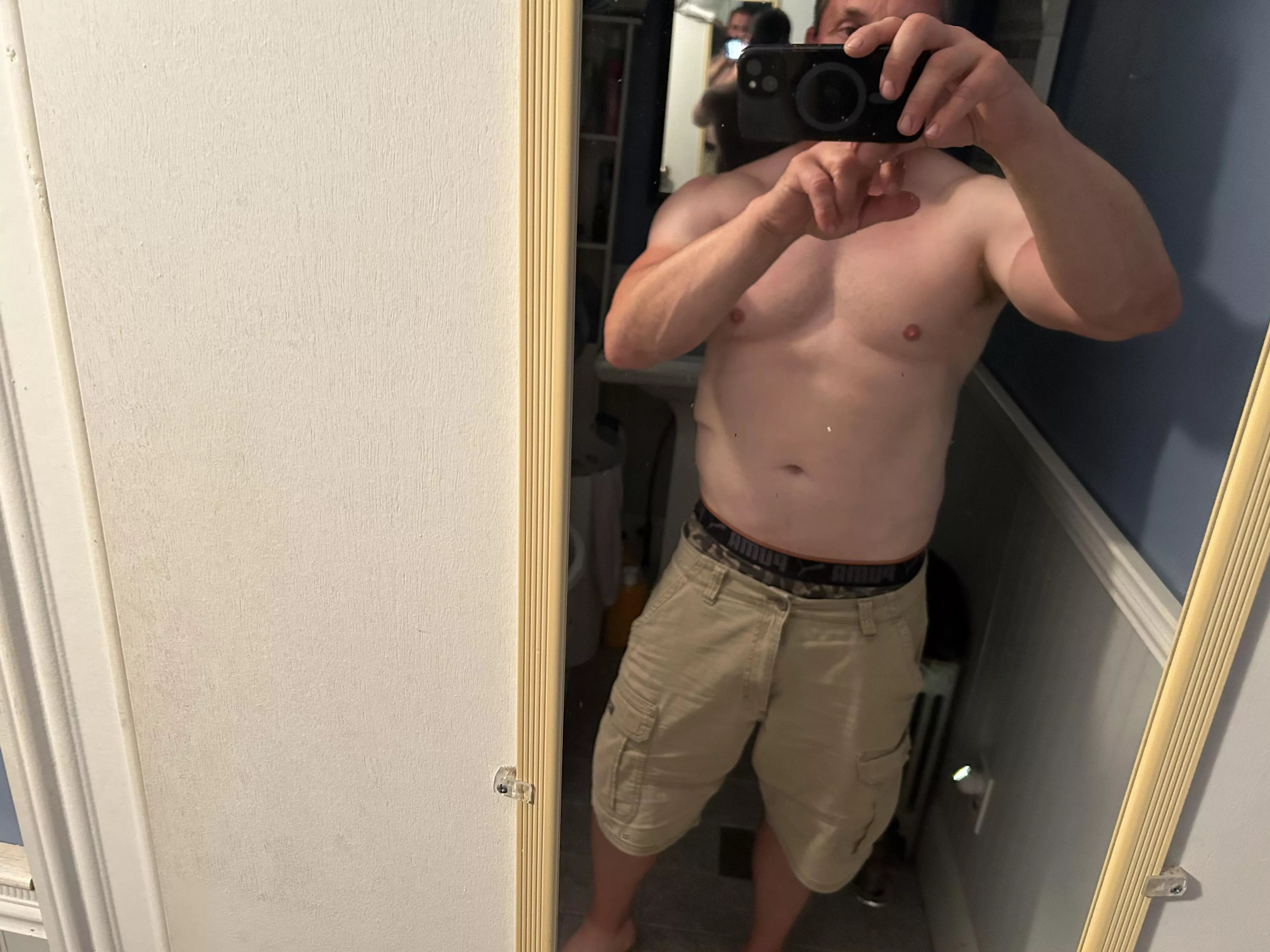 Home from work.  Do I get naked ?  posted by Motor_Photograph5719