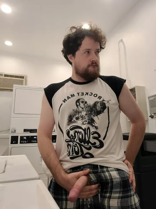 In my buildings laundromat just trying to get a load out..I mean done.. by obviousarcher69