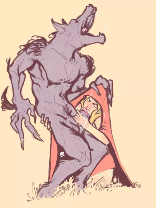 Little Red Riding Hood and the wolf (Haram) by EnigmusPrime