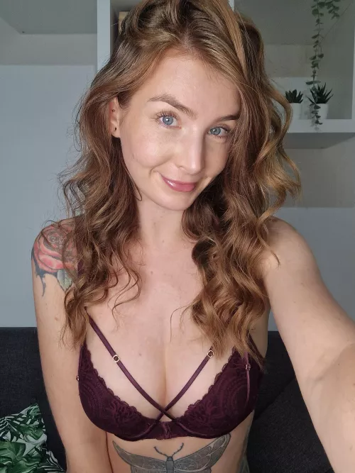 Love this colour lingerie on me!  by katiecooper4xo