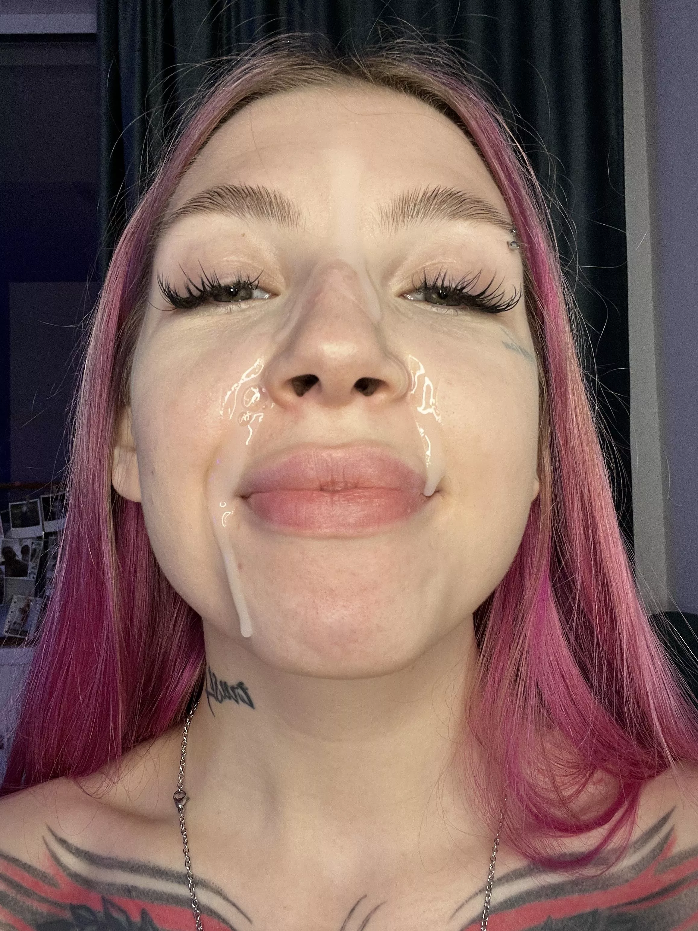 my boyfriend likes to cum on my face posted by StrawberryJoyy