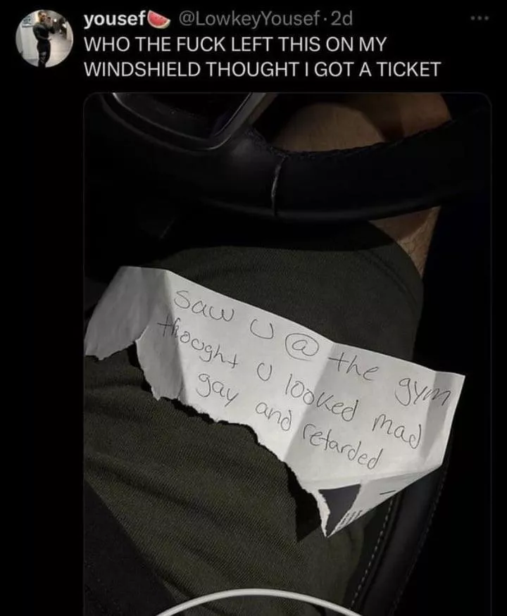 Nobody every compliments me like that posted by danlambe