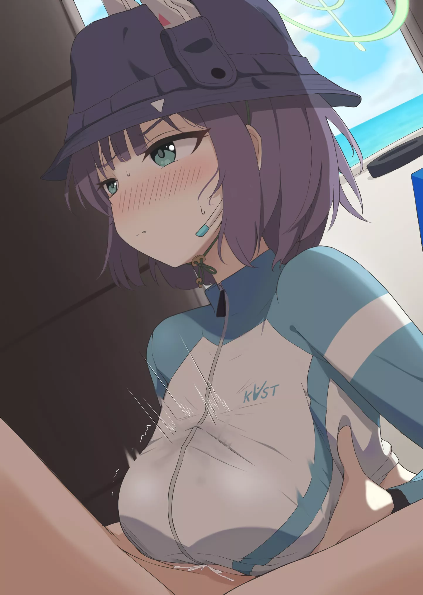 Saki made you cum (Blue Archive) posted by Hyphrone