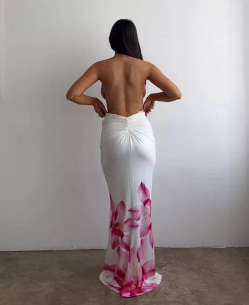 She can't hide them, their sides are visible even from behind by DecentRooster36