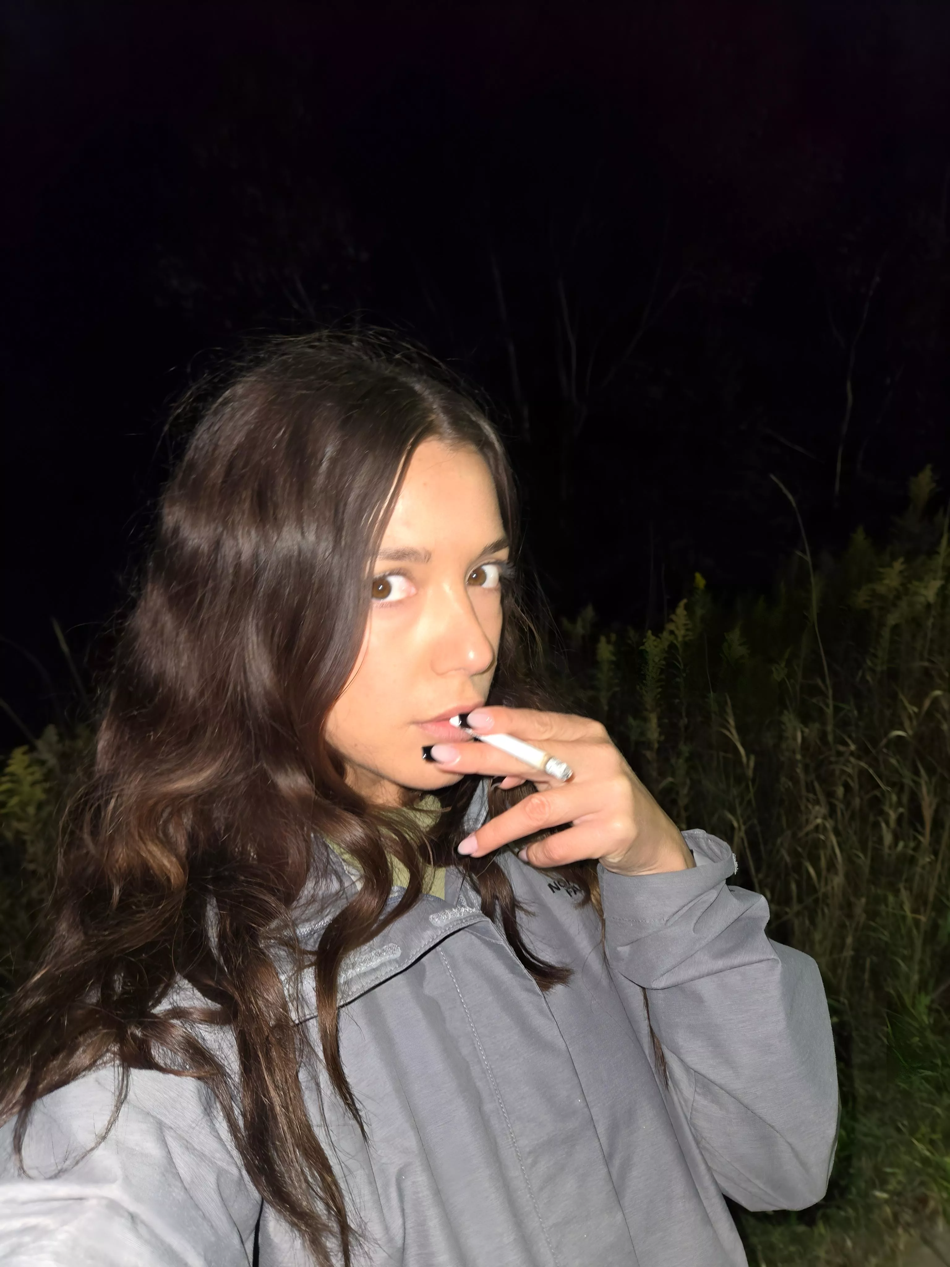 snuck out to have a smoke posted by petiteandsporty