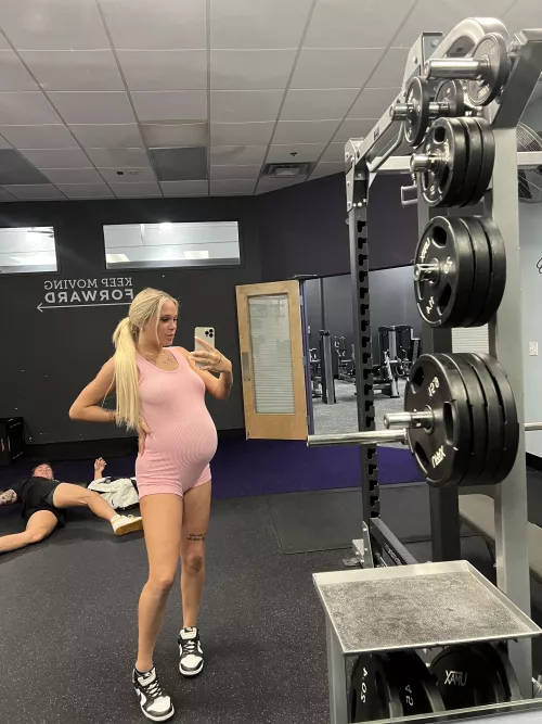 took baby girl to the gym  by pregnantprincessxx