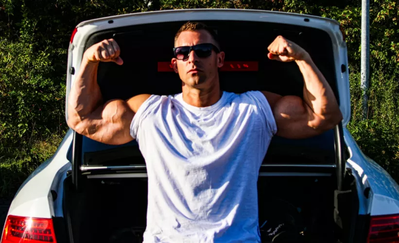 Veiny biceps deserve worship by GermanMuscleBoss